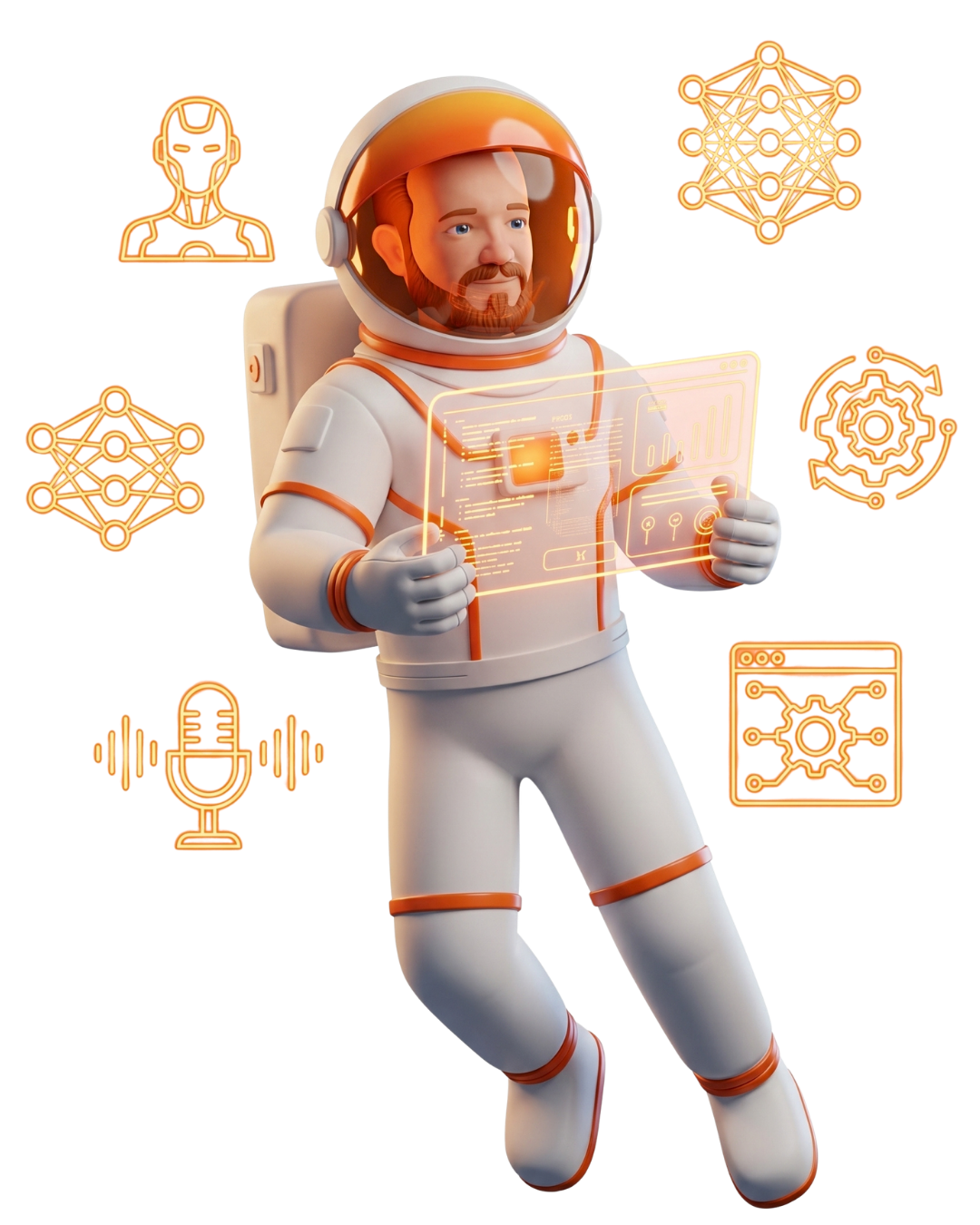 Astronauta de Agentes de IA